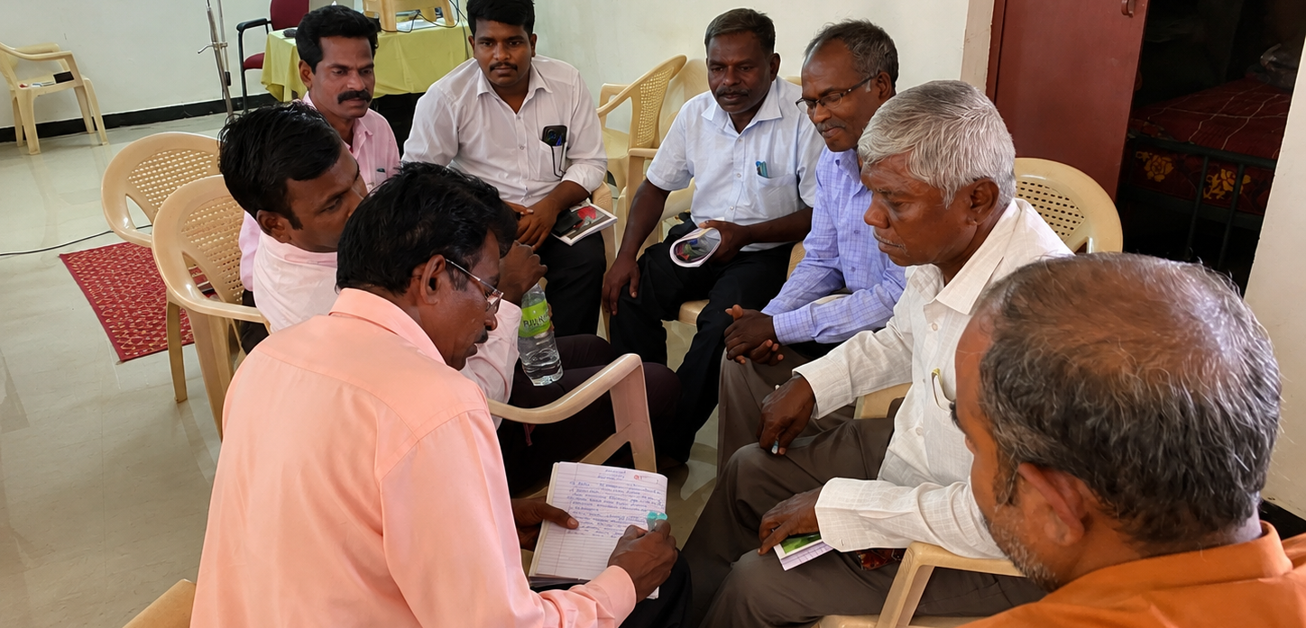 Bible Workers receiving ministry training
