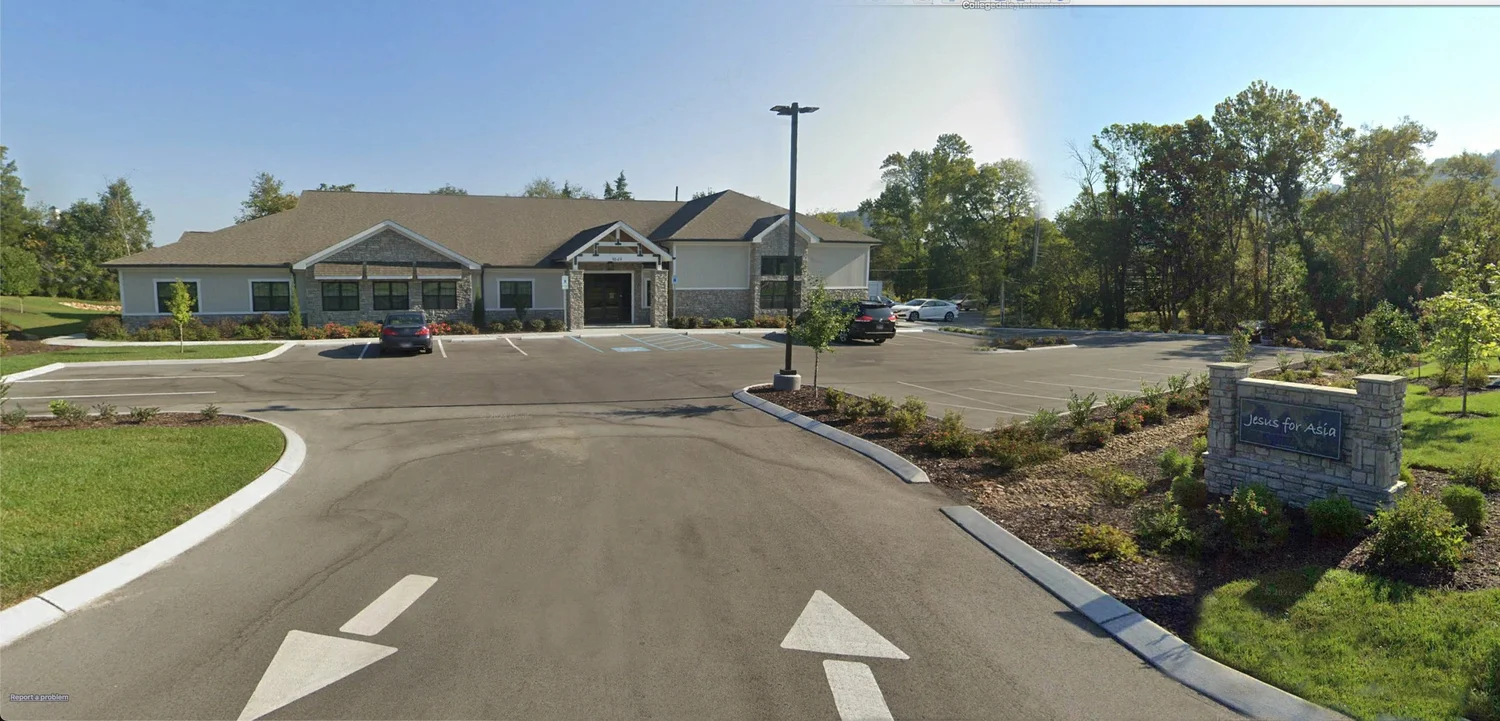 Jesus for Asia headquarters building in Collegedale, Tennessee